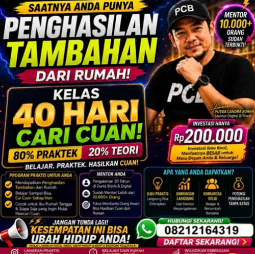 Kelas Cuan 40 Hari